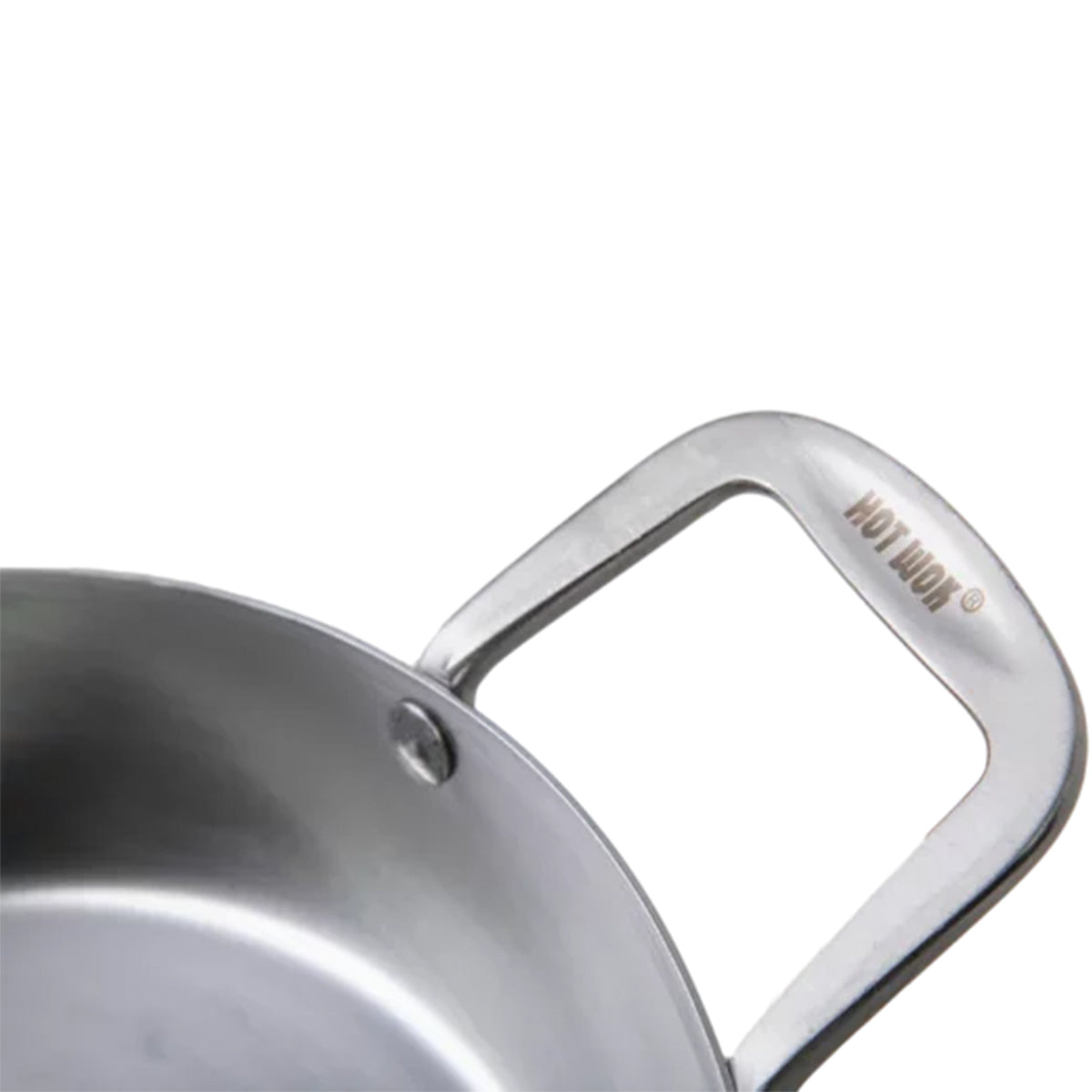 Paellapanne karbonstål 35 cm - Hot Wok bakside
