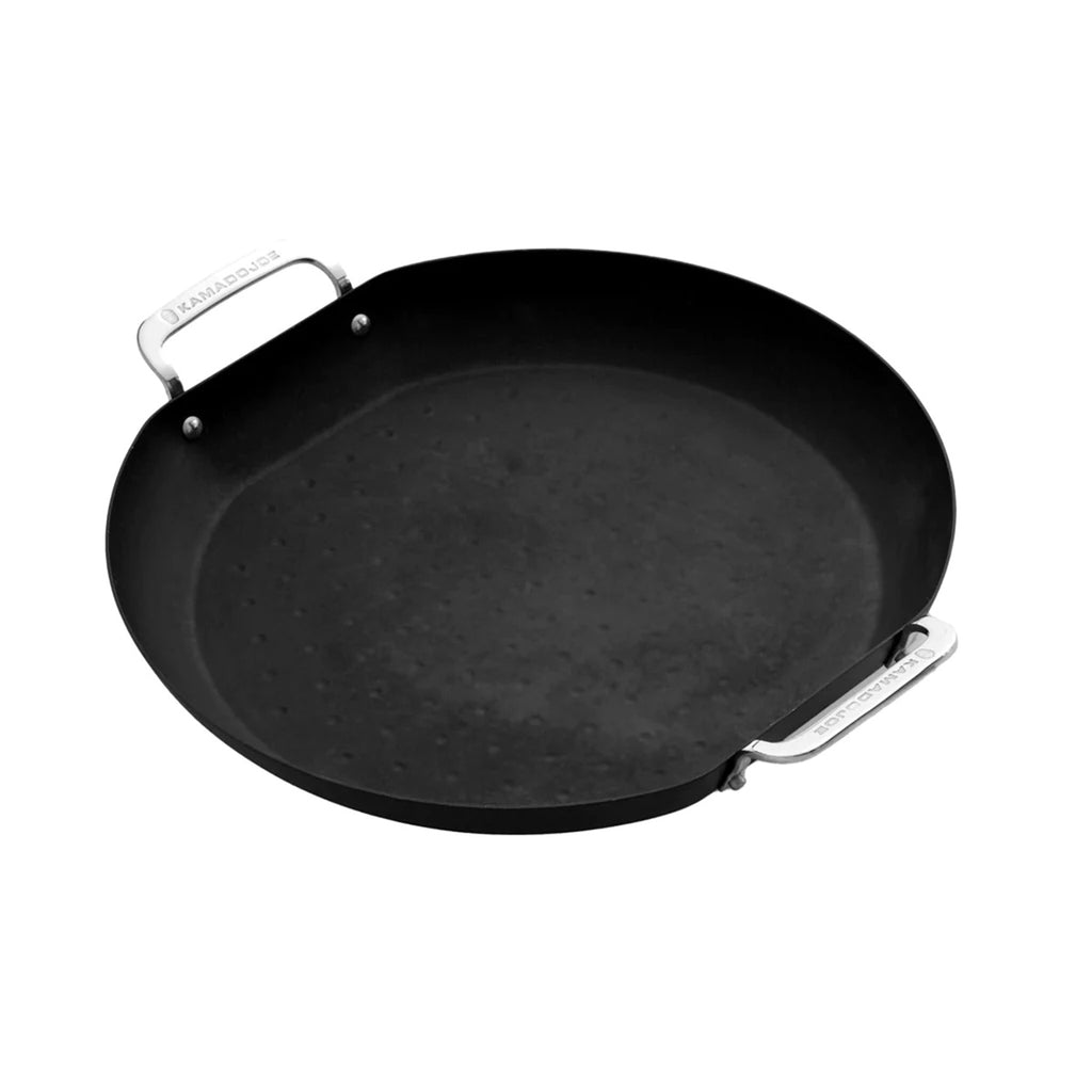 Paellapanne karbonstål 45 cm for keramisk grill - Kamado Joe forfra