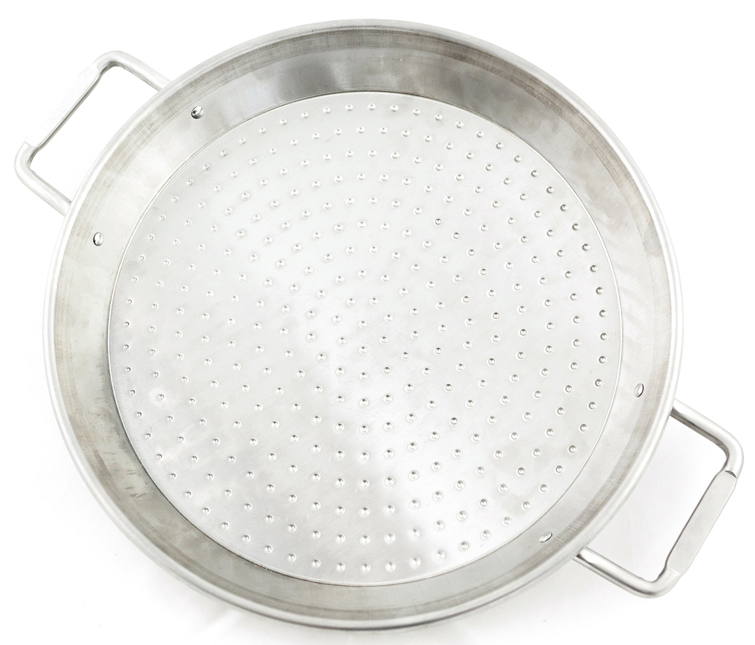 Paellapanne rustfritt stål 37 cm - The Bastard forfra