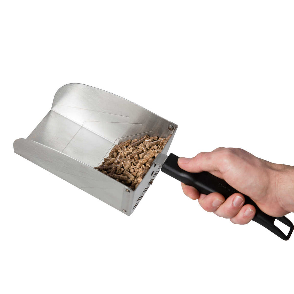 Pellet- og kullskuffe rustfritt stål - Broil King bakside