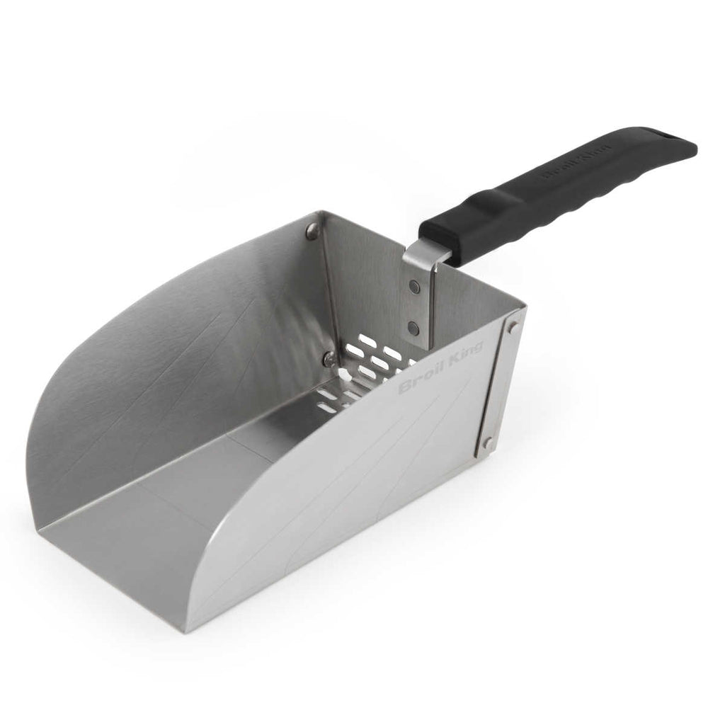 Pellet- og kullspade rustfritt stål - Broil King forfra