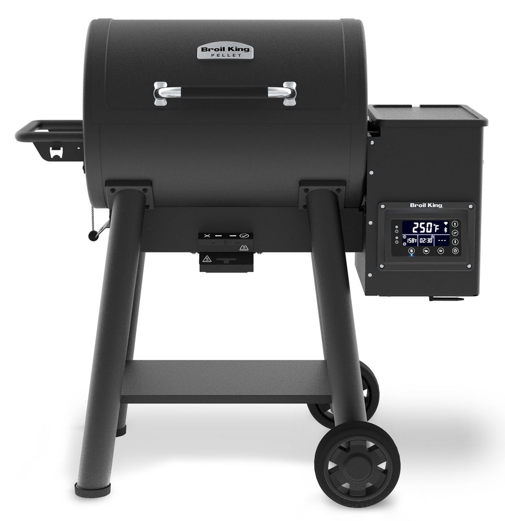 Pelletsgrill Baron/Crown Pellet 400 med WLAN støpejernsrist forfra