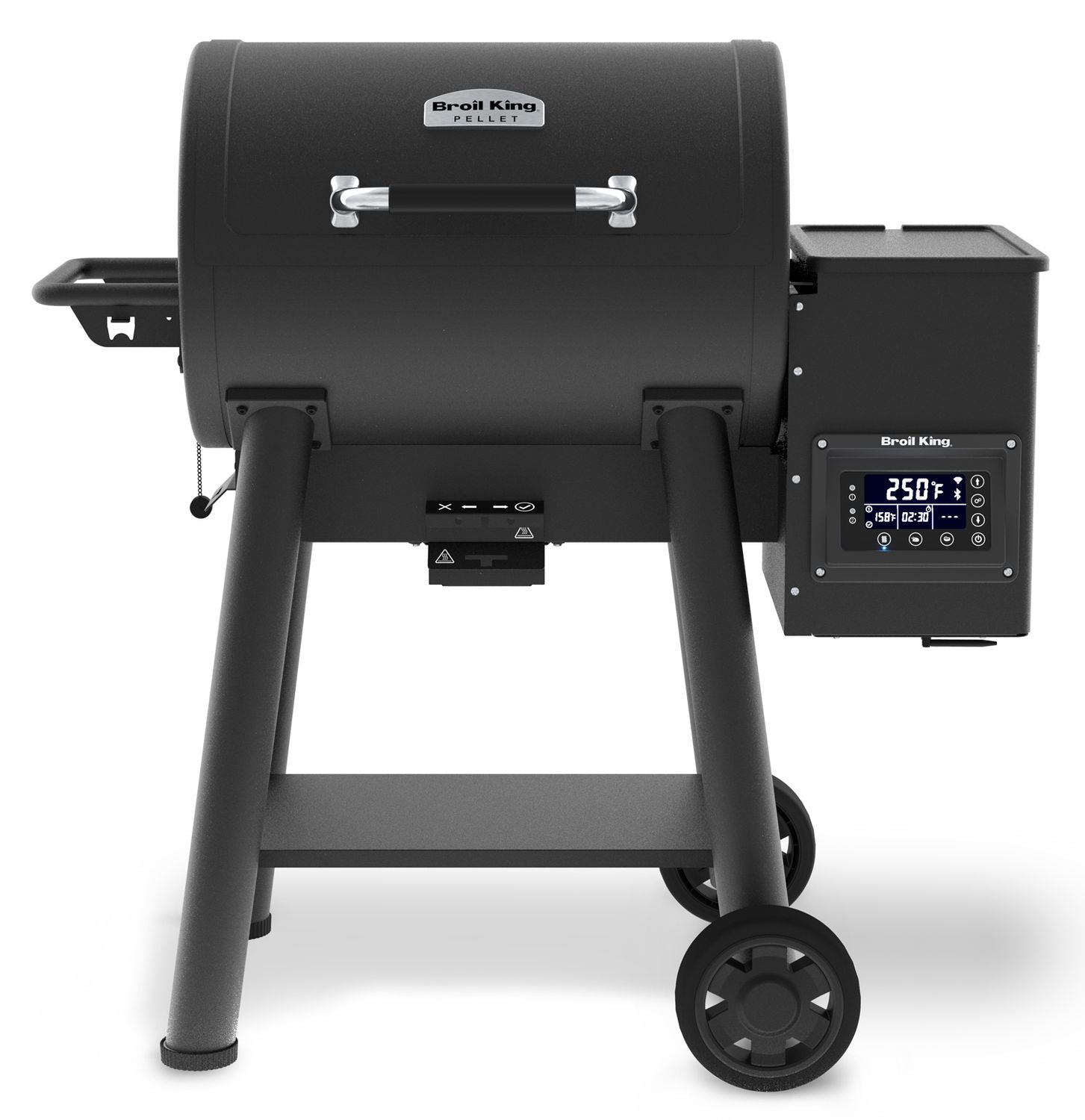 Pelletsgrill Baron/Crown Pellet 400 med WLAN støpejernsrist forfra