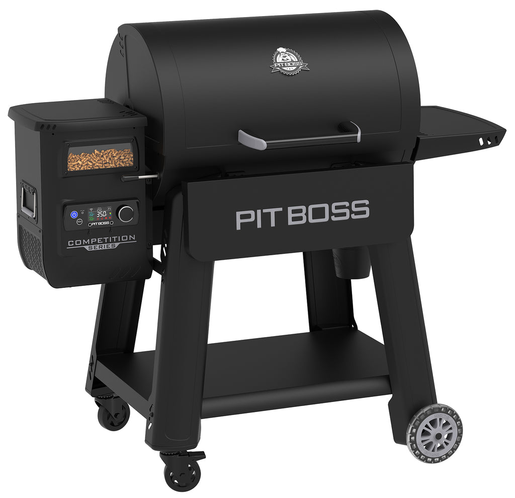 Pelletsgrill Competition Series 1250 med WiFi 3 nivåer sidehylle med bestikkholder