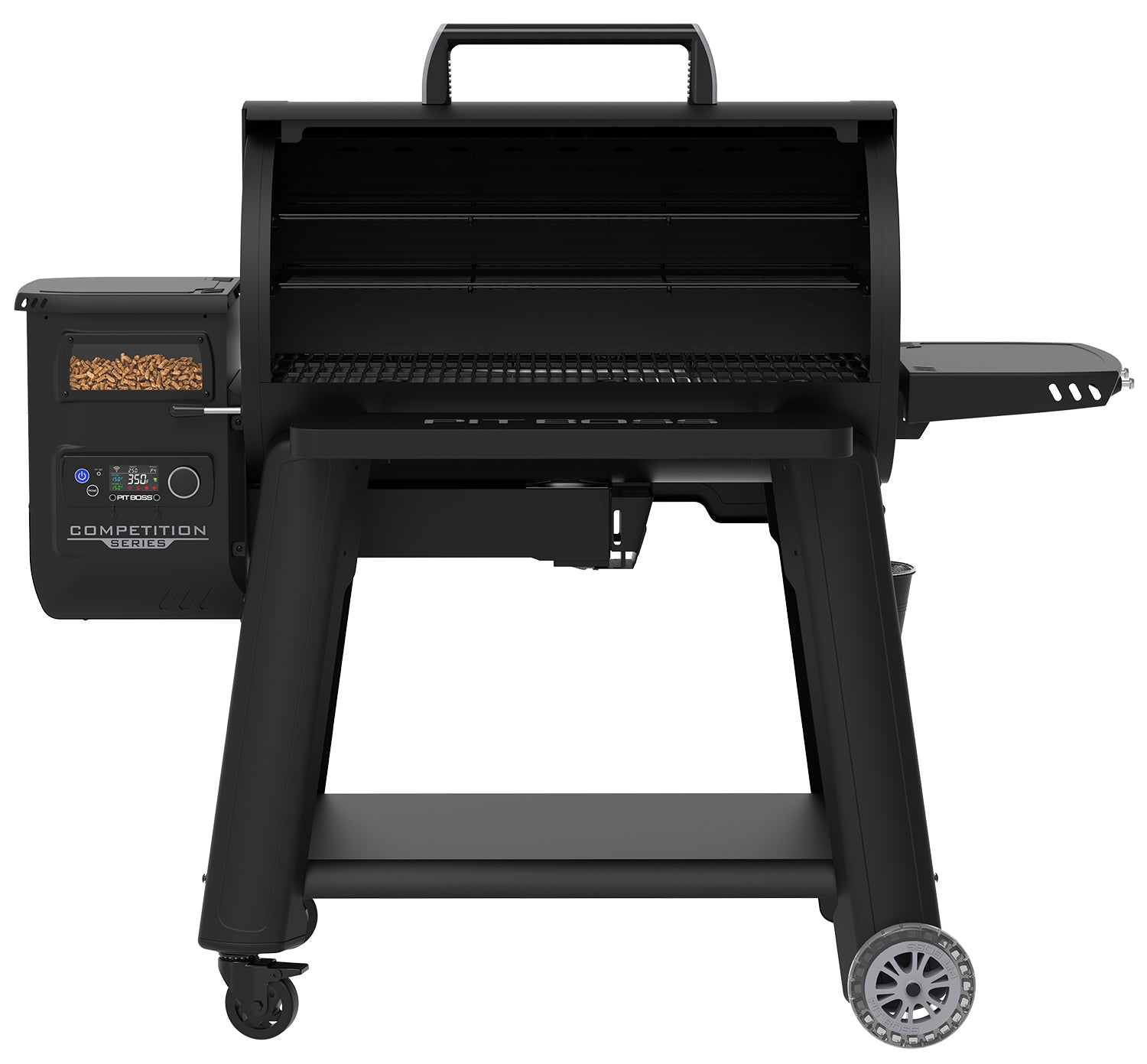 Pelletsgrill Competition Series 1600 med WiFi 3 nivåer bakside