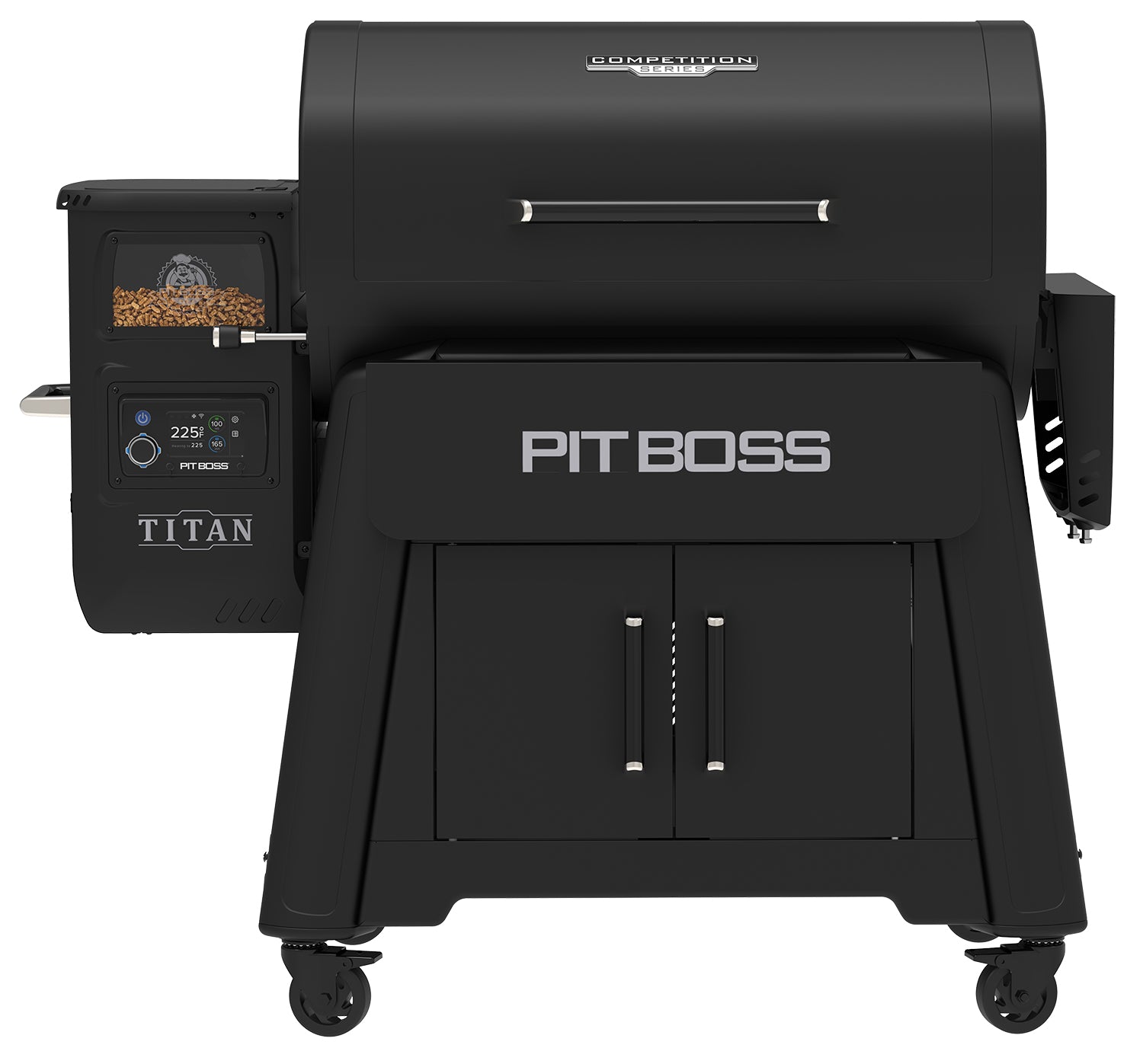 Pelletsgrill Competition Series 1600 Titan WiFi 3 nivåer - Pit Boss bakside