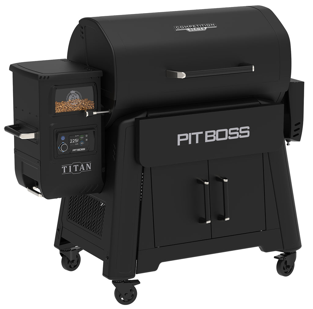 Pelletsgrill Competition Series 1600 Titan WiFi 3 nivåer - Pit Boss foldbar front- og sidehylle