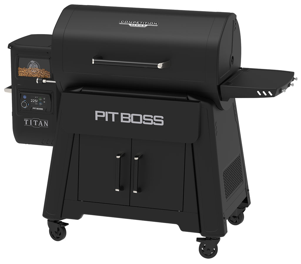 Pelletsgrill Competition Series 1600 Titan WiFi 3 nivåer - Pit Boss Flame Broiler Lever™ detalj