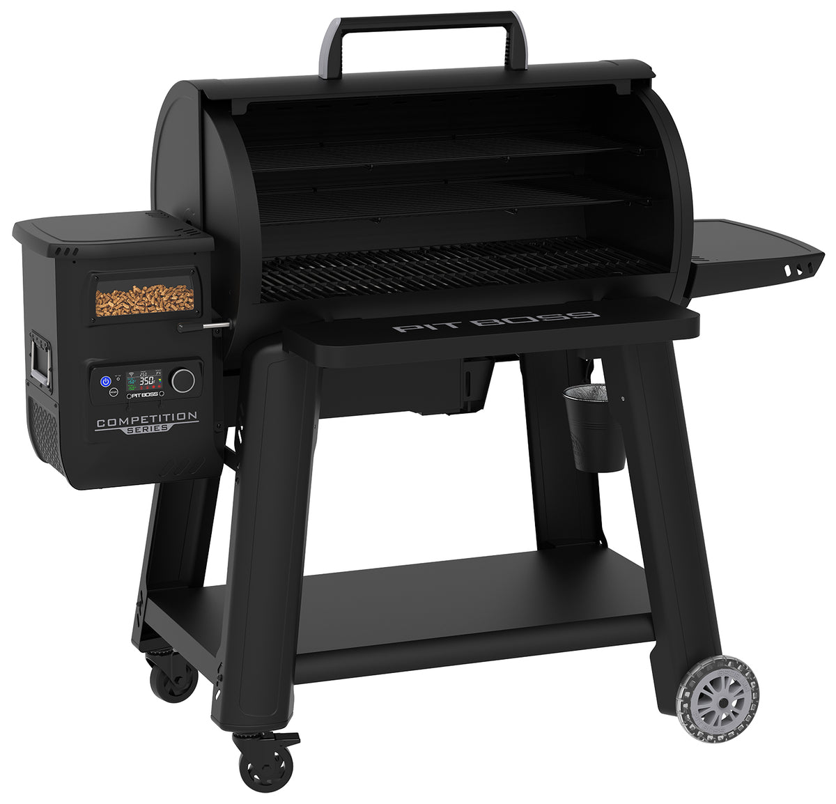 Pelletsgrill Competition Series 1600 med WiFi 3 nivåer under rengjøring