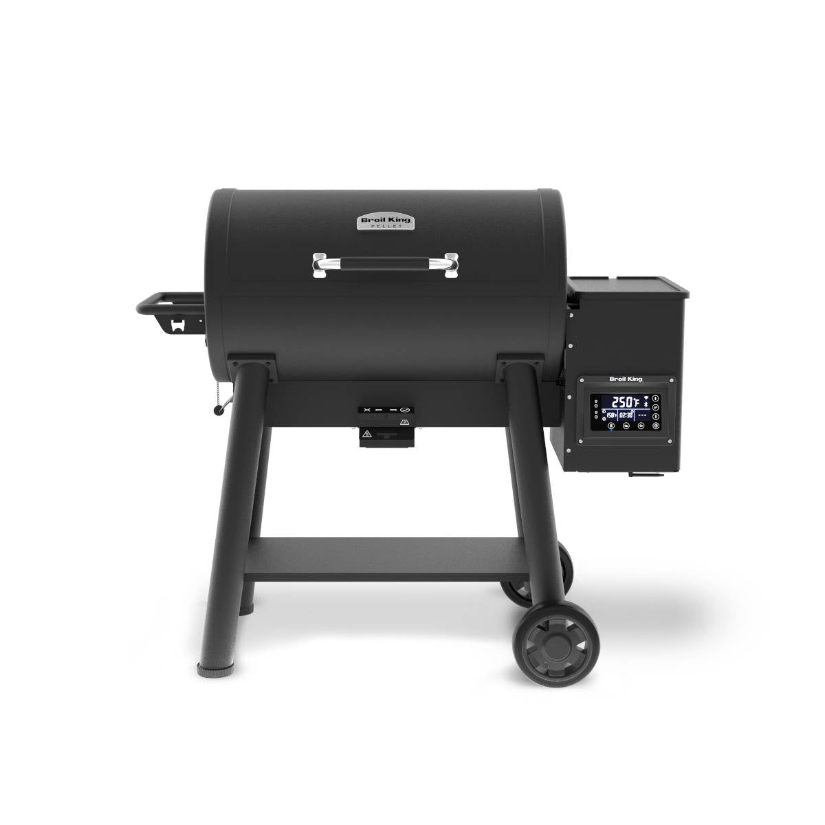 Pelletsgrill Crown Pellet 500 med grilltrekk bakside