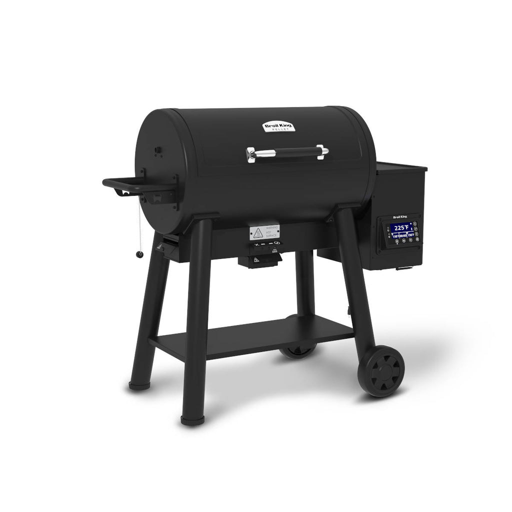 Detalj av støpejernsrister på Pelletsgrill Crown Pellet 500 med grilltrekk