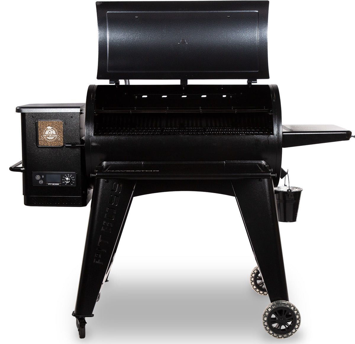 Pelletsgrill Navigator 1150 støpejernsrist 2 nivåer bakside
