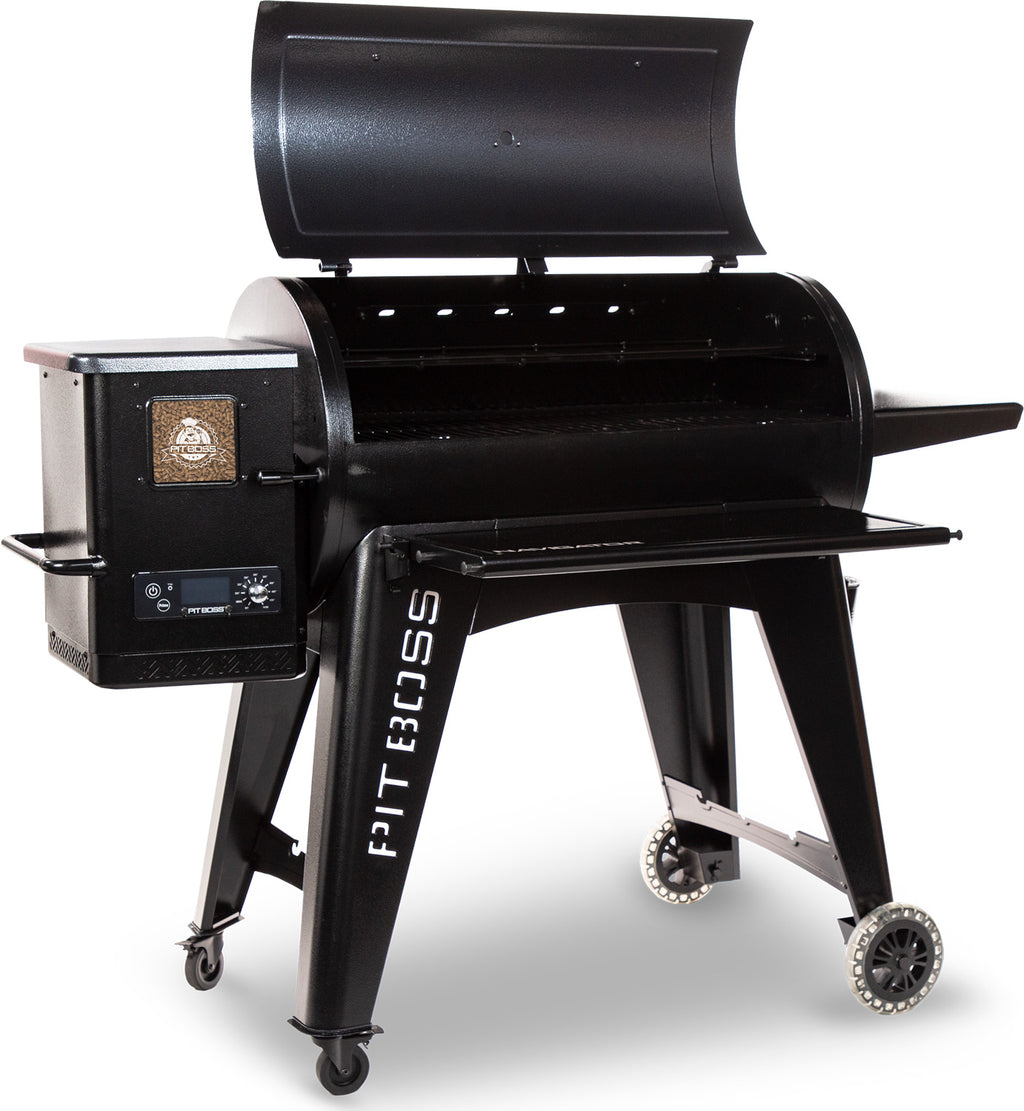 Pelletsgrill Navigator 1150 støpejernsrist 2 nivåer pelletstank detalj