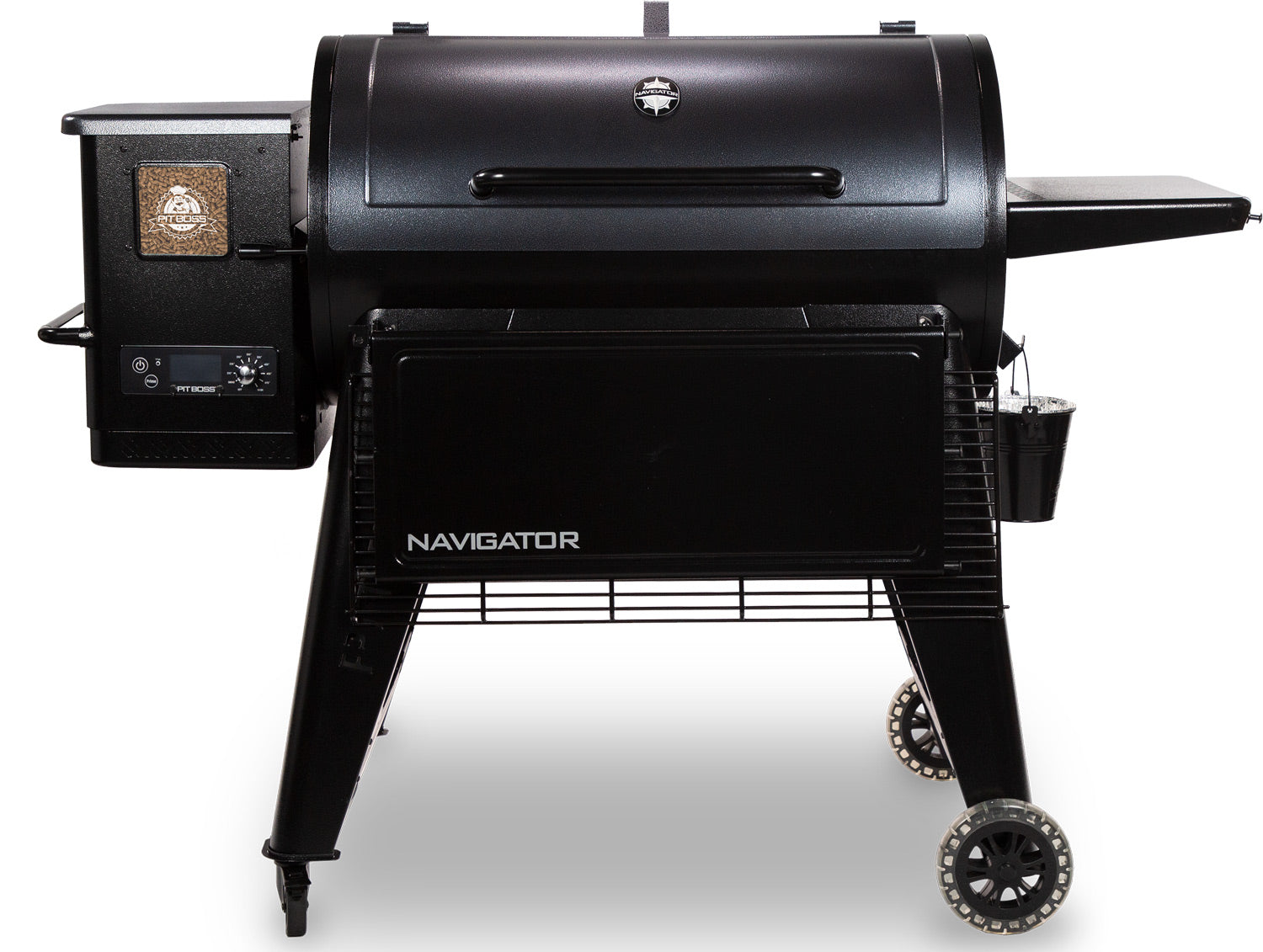 Pelletsgrill Navigator 1150 støpejernsrist 2 nivåer - Pit Boss forfra