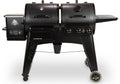 Pelletsgrill Navigator 1230 kombi med gassgrill 3 brennere forfra