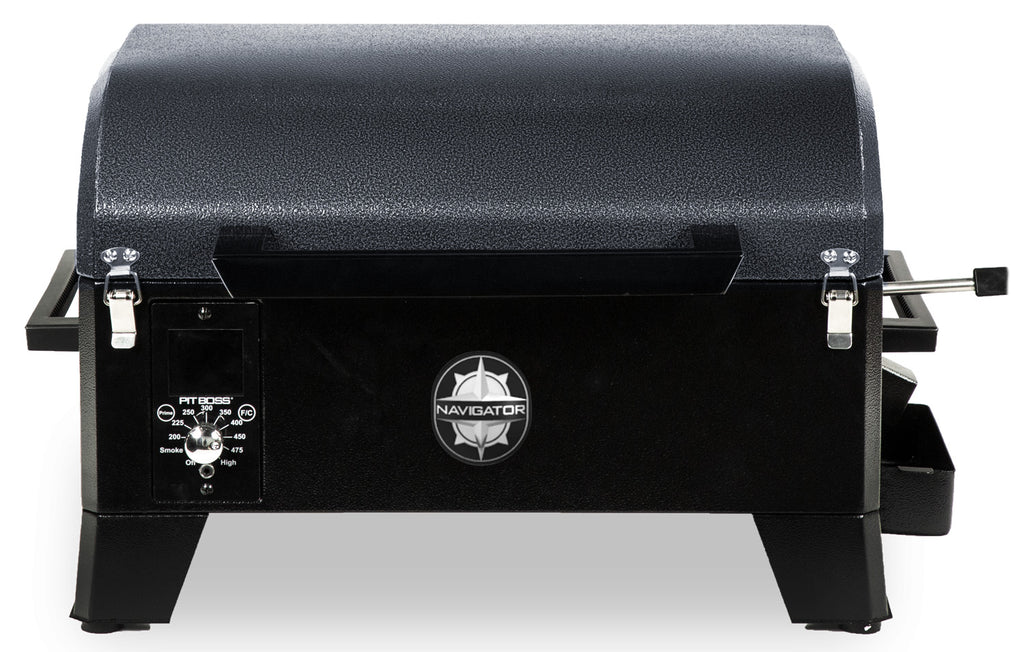 Pelletsgrill Navigator 150 portabel kompakt - Pit Boss forfra
