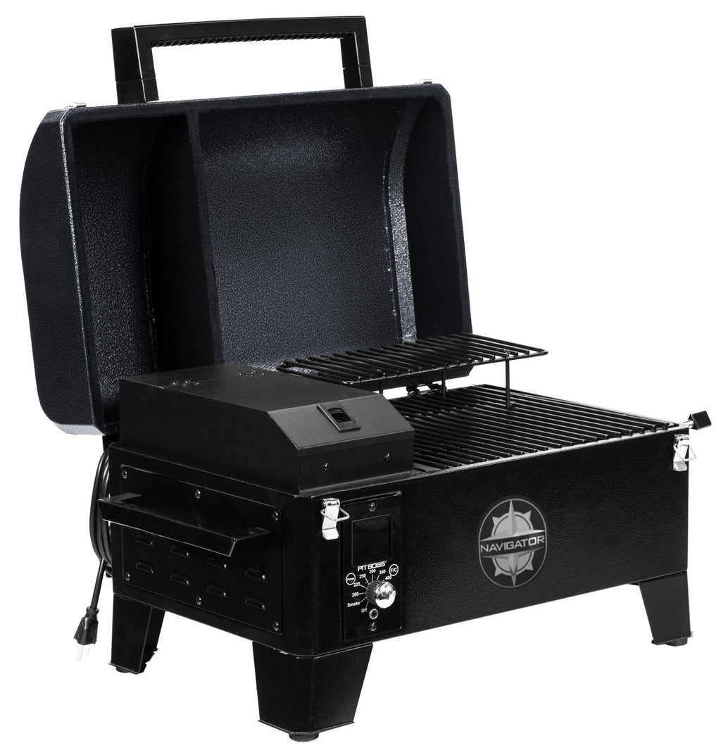 Pelletsgrill Navigator 150 portabel kompakt - Pit Boss montert