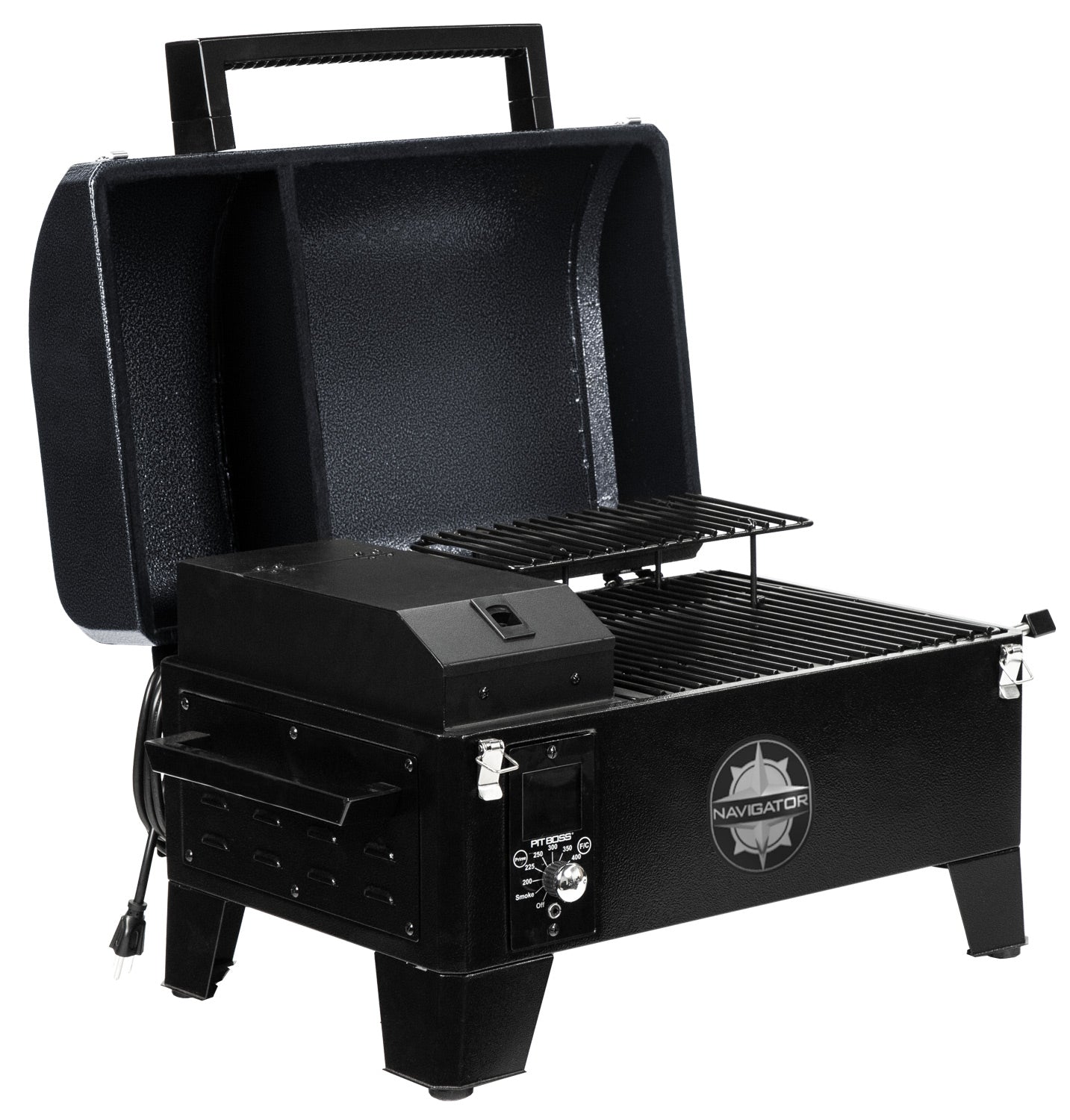 Pelletsgrill Navigator 150 portabel kompakt - Pit Boss montert