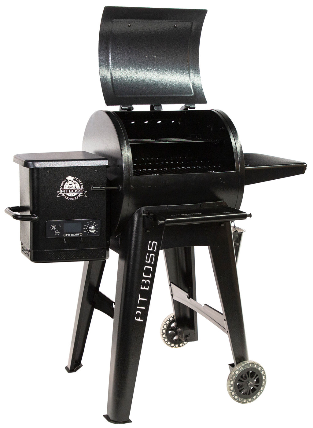 Pelletsgrill Navigator 550 inkl grilltrekk støpejernsrist med sammenleggbare sidebord