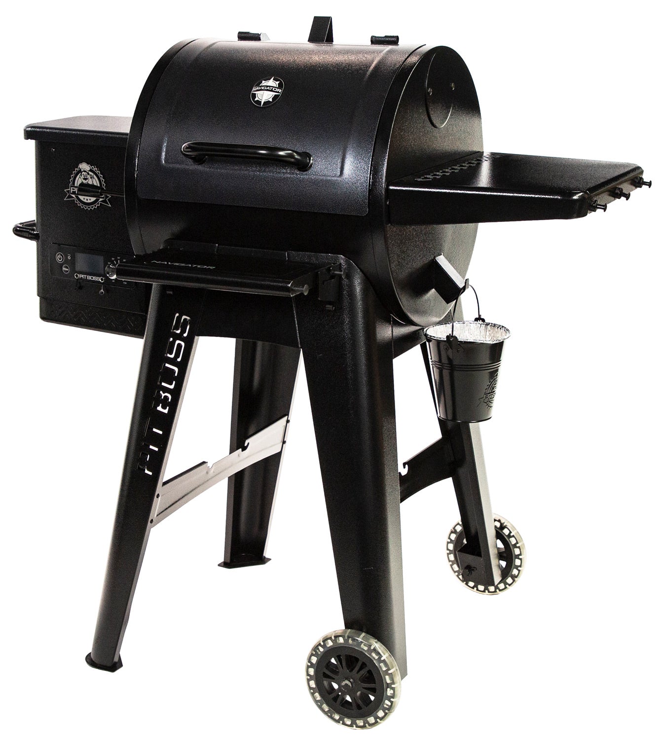 Pelletsgrill Navigator 550 inkl grilltrekk støpejernsrist fettoppsamler