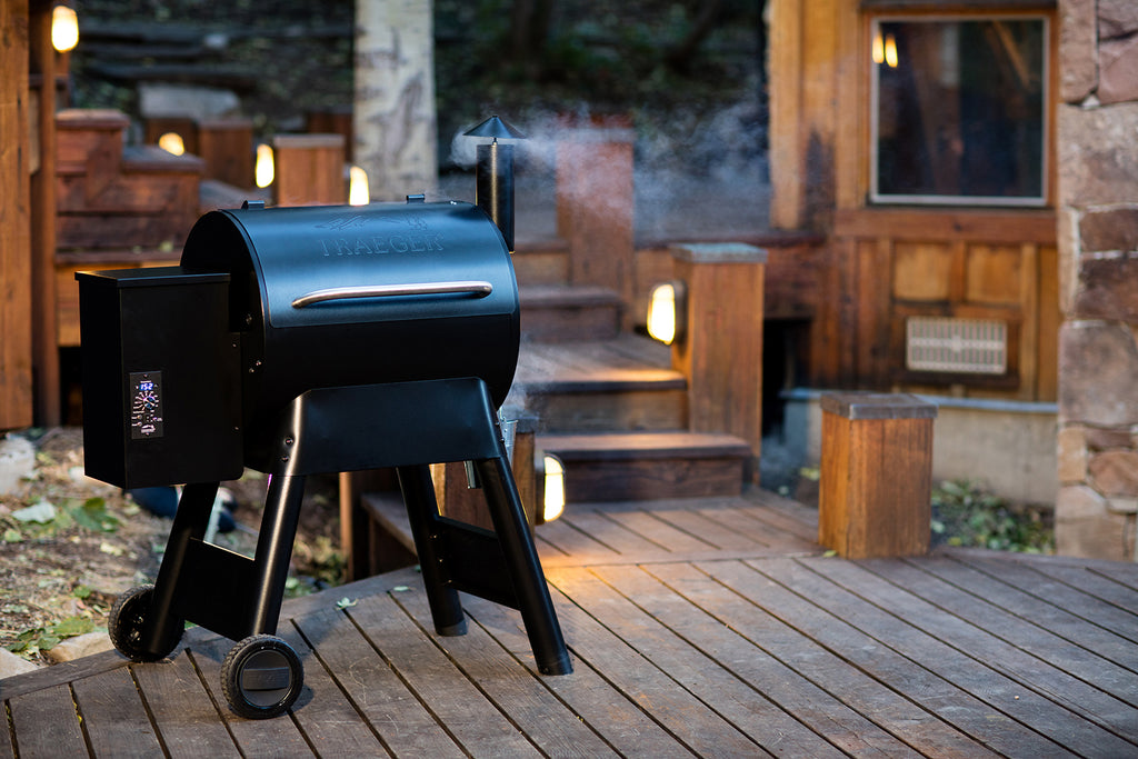 Pelletsgrill PRO 22 med digital styring - Traeger bakside