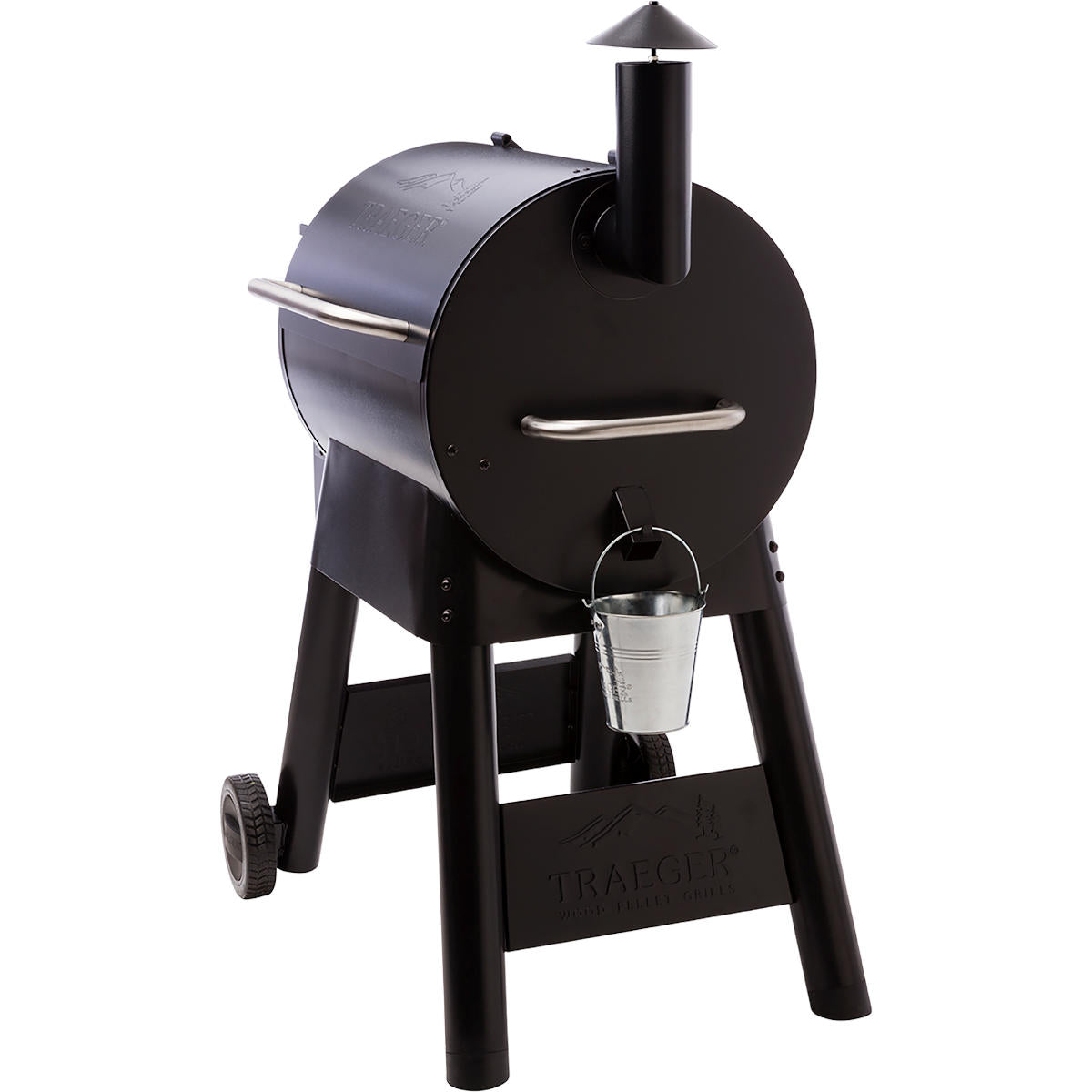 Pelletsgrill Pro Series 22 Blue svart bakside