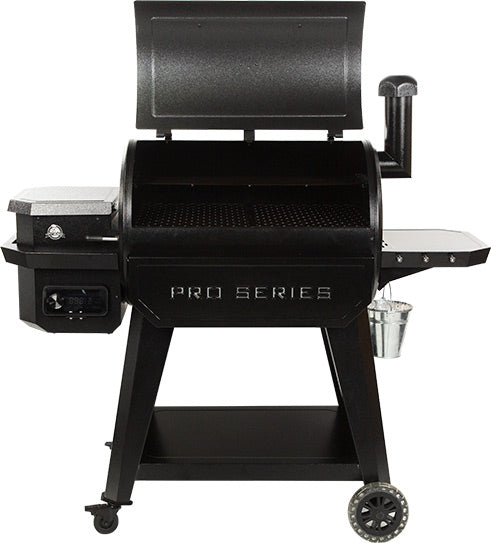 Pelletsgrill Pro Series 850 med WiFi støpejernsrist bakside