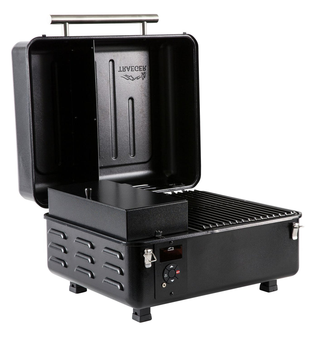 Pelletsgrill Ranger portabel kompakt 28 cm - Traeger bakside