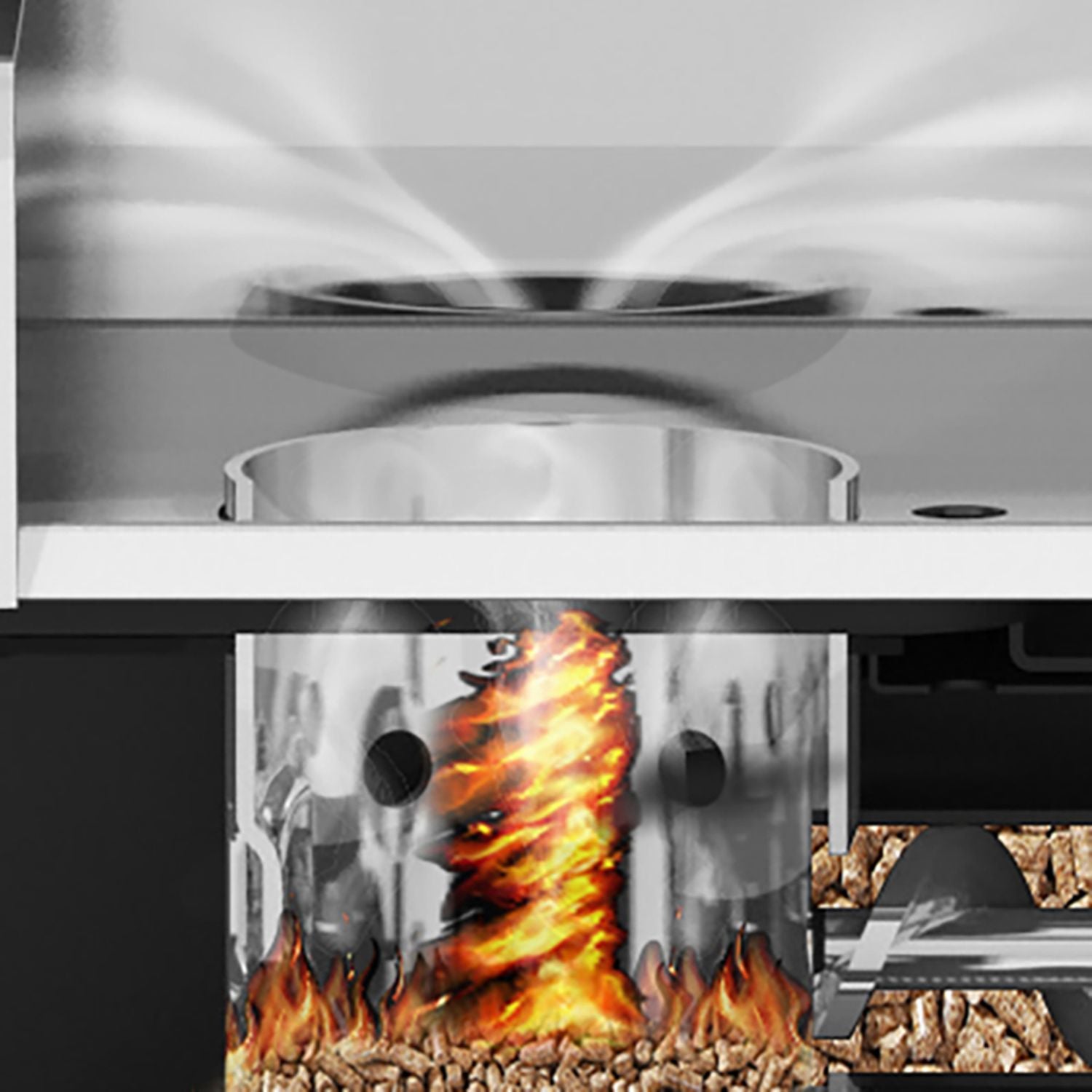Pelletsgrill Regal 500 Pro med pelletstank og sensor