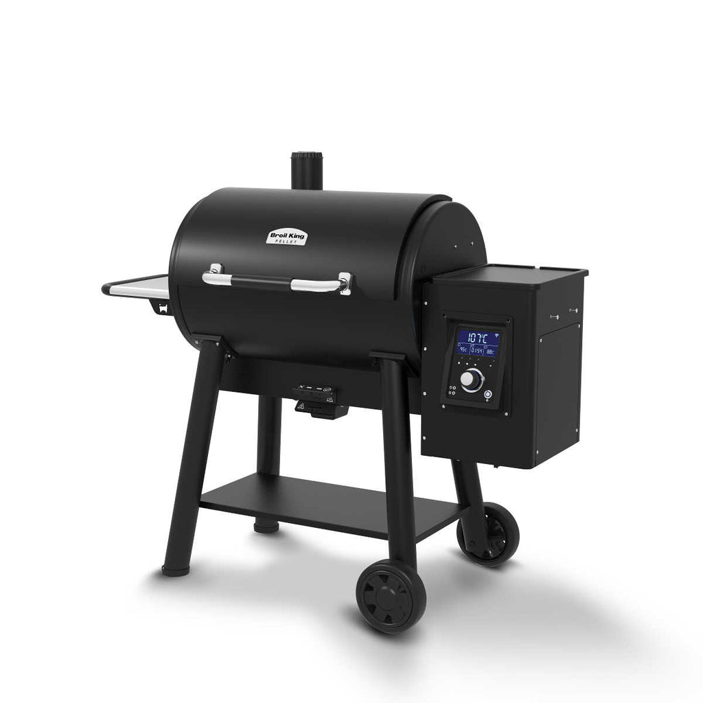 Detalj av støpejernsrist på Pelletsgrill Regal Pellet 500
