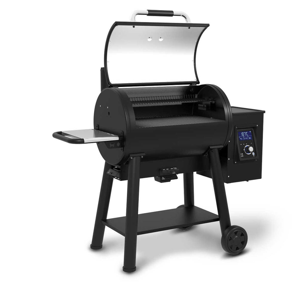 Pelletsgrill Regal Pellet 500 støpejernsrist montert på plass