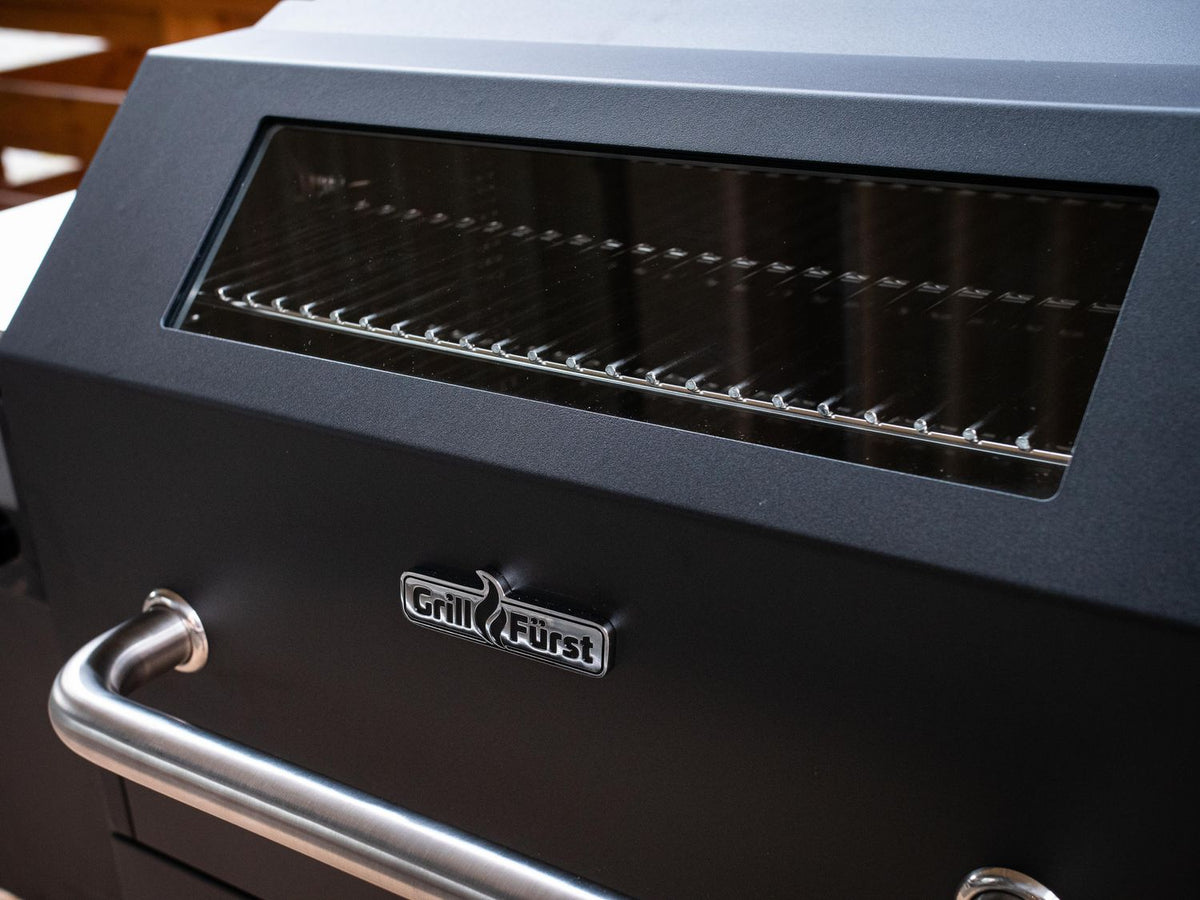 Pelletsgrill S280 rustfritt stål rist 60 cm fettoppsamlingssystem