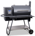 Pelletsgrill Sheriff med hylle PaperBlank svart forfra