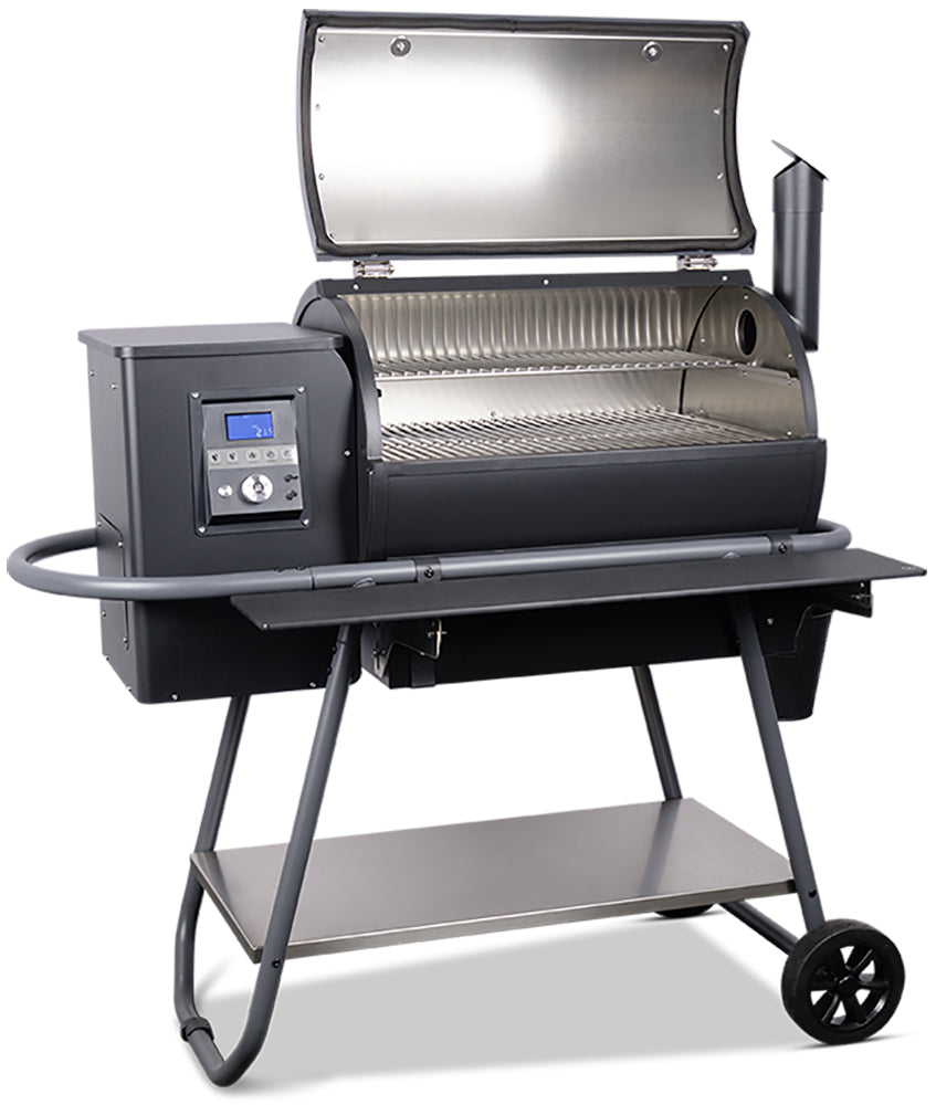 Pelletsgrill Sheriff med hylle PaperBlank svart bakside