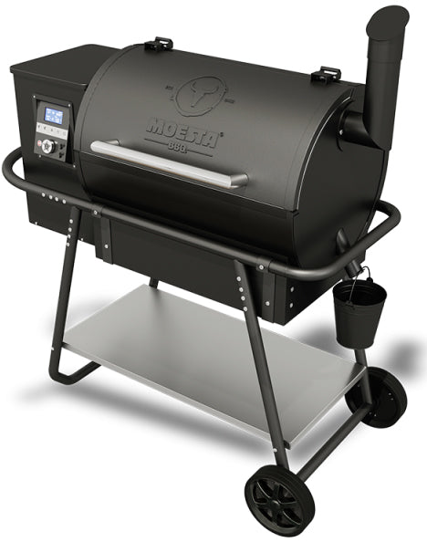 Pelletsgrill Sheriff uten hylle grå - detalj av display