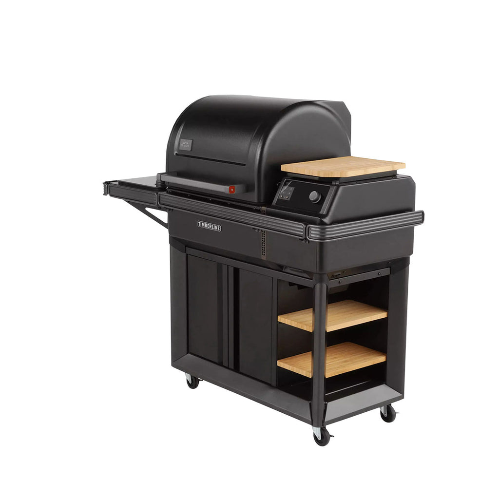 Detalj av pelletsgrill Timberline med WiFi svart - Traeger