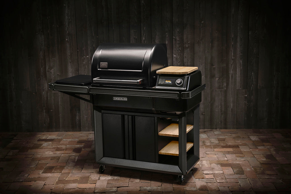Pelletsgrill Timberline med WiFire og Meater - Traeger bakside
