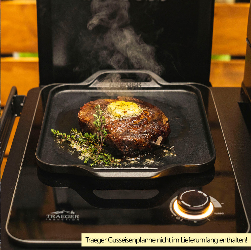 Pelletsgrill Timberline med WiFire og Meater - Traeger detalj av kontrollpanel
