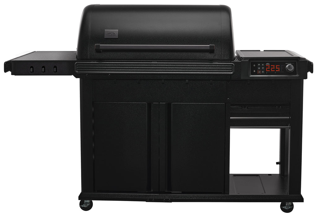 Pelletsgrill Woodridge Elite med WiFire fra forfra
