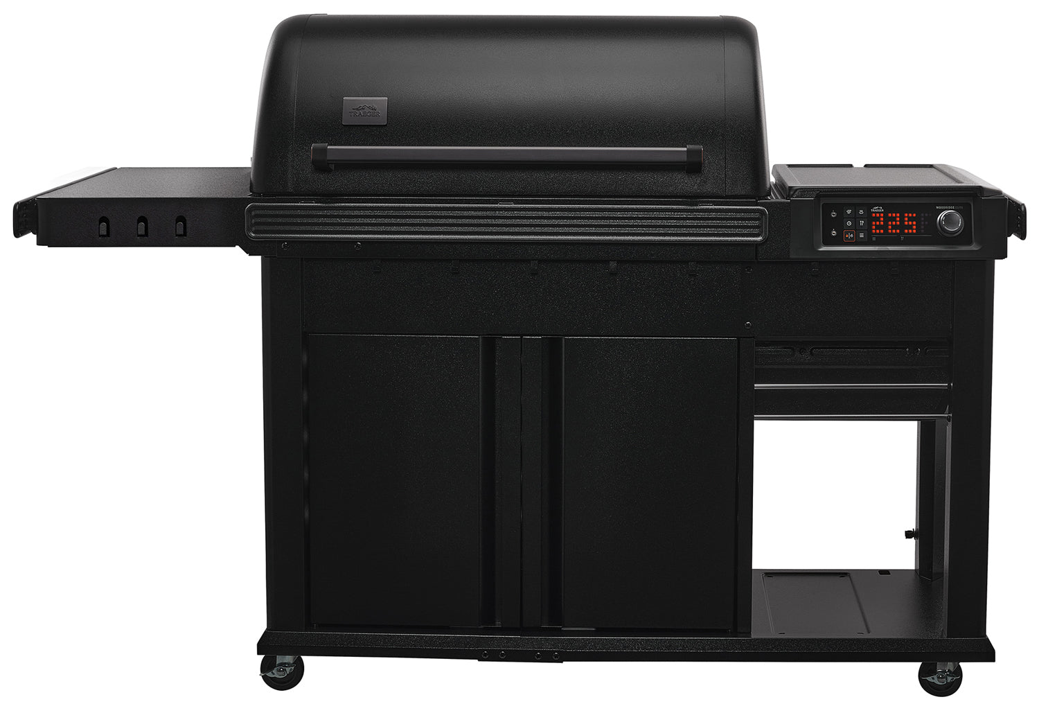 Pelletsgrill Woodridge Elite med WiFire 2 nivåer forfra
