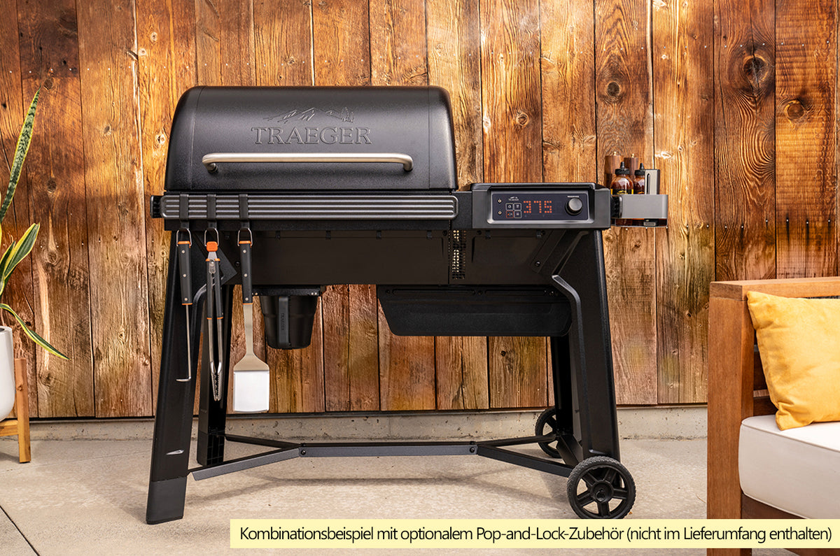 Pelletsgrill Woodridge med WiFire - Traeger med tilbehør