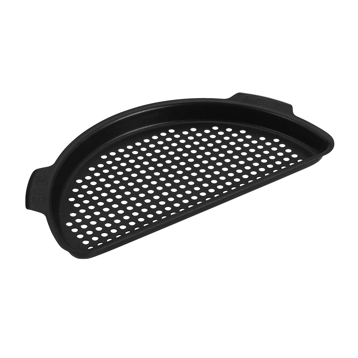 Perforert grillrist halvrund for XL - Big Green Egg forfra