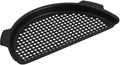 Perforert halvrundt grillrist XLarge aluminium - Big Green Egg forfra