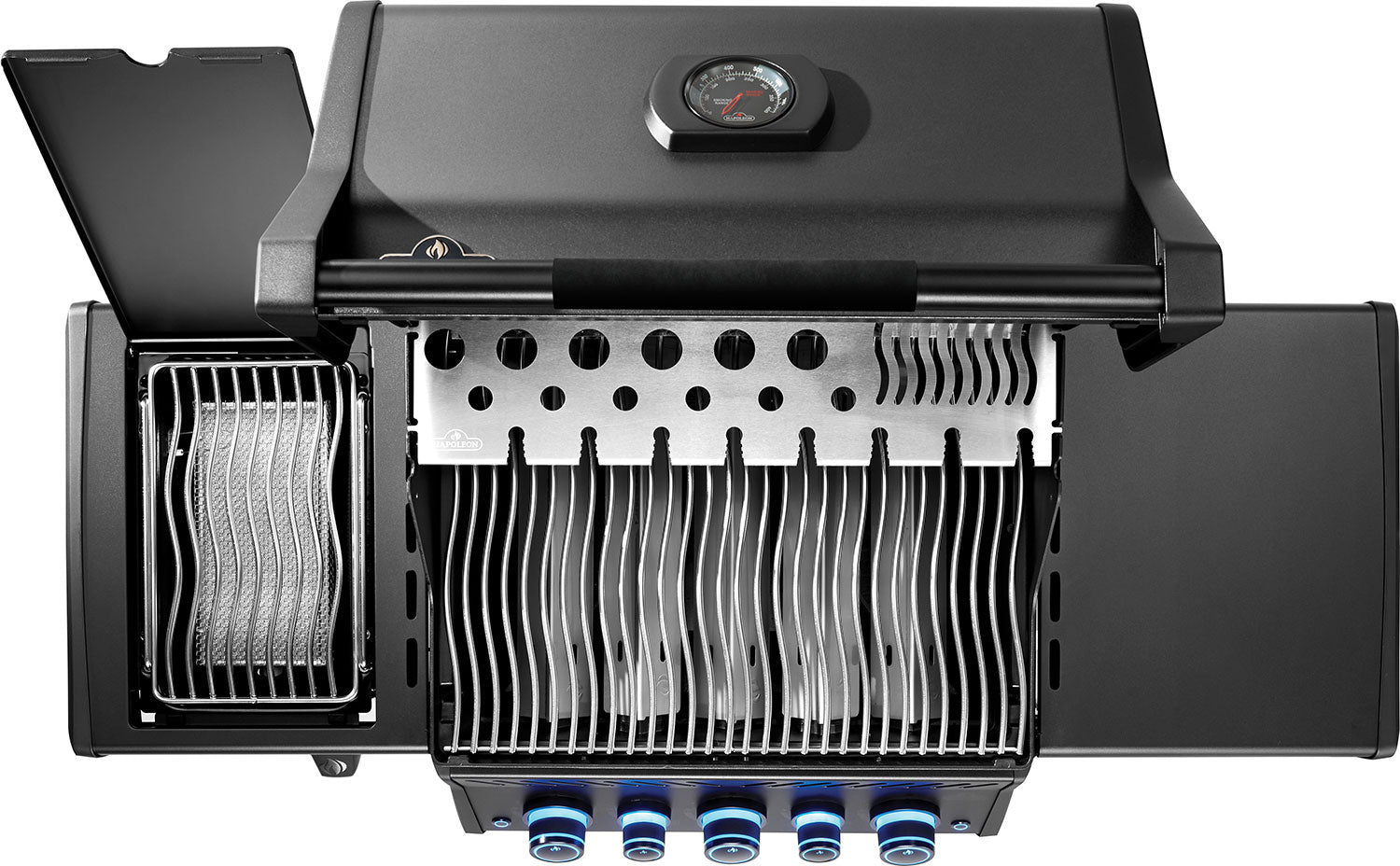 Gassgrill Phantom Rogue PRO-S 425 Sizzle Zone matt svart bakside