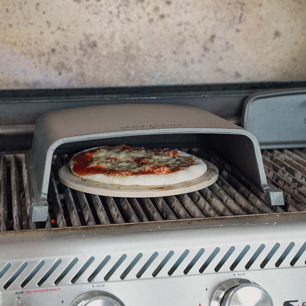 Pizza Dome pizzadeksel støpejern - SANTOS bakside