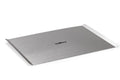 Pizzabrett rustfritt stål 40x30 cm rektangulært Grillfürst forfra