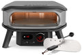 Pizzaovn elektrisk PREMIUM 34 cm roterende pizzastein forfra