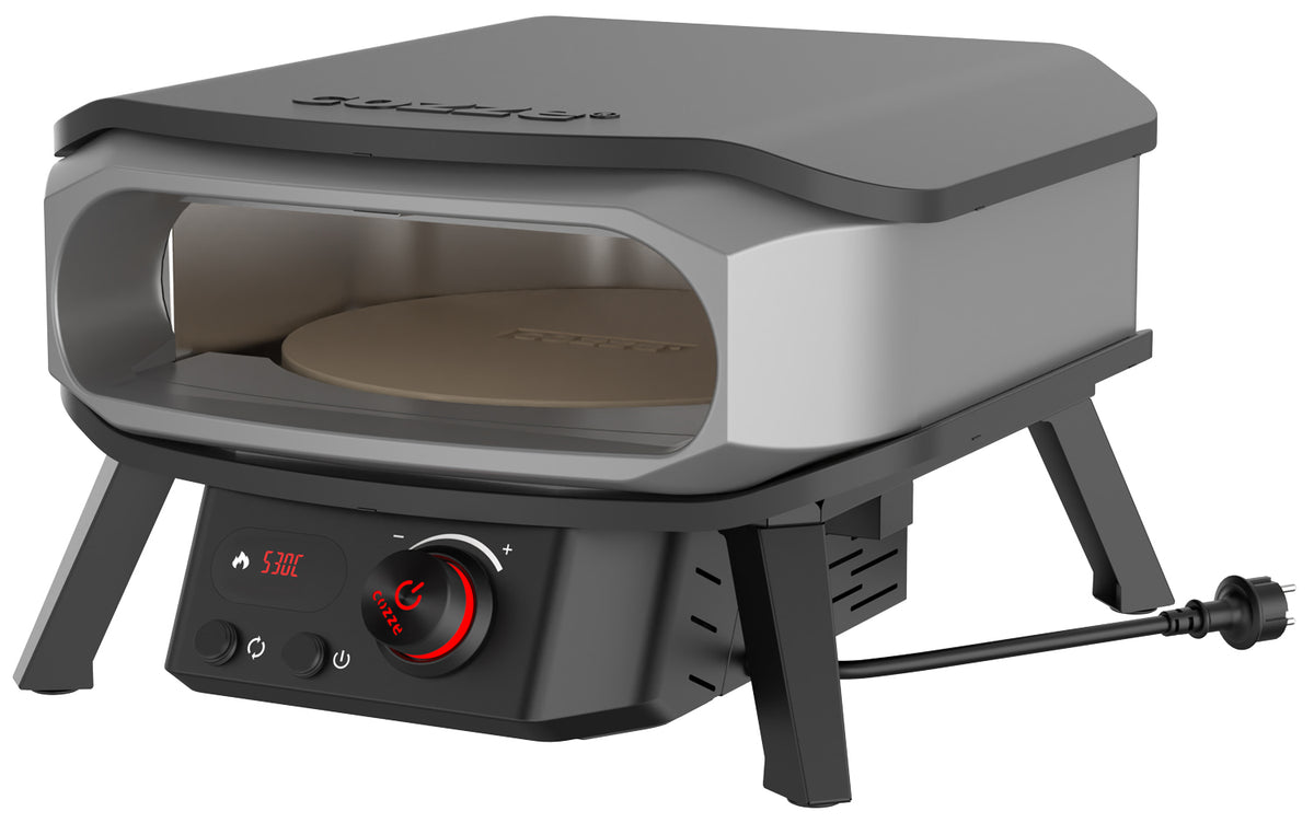 Detalj av roterende pizzastein i Pizzaovn elektrisk PREMIUM 34 cm roterende pizzastein
