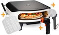 Pizzaovn gass 42,5 cm roterende pizzastein med startsett - Cozze forfra