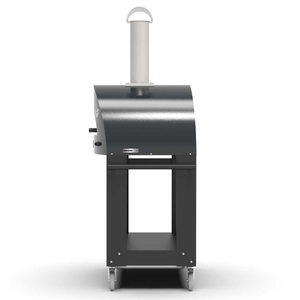 Pizzaovnstativ for 2 Pizze Classico & Moderno svart med gassflaske lagret